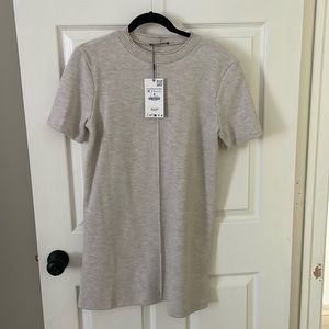 Soft mini dress short sleeve